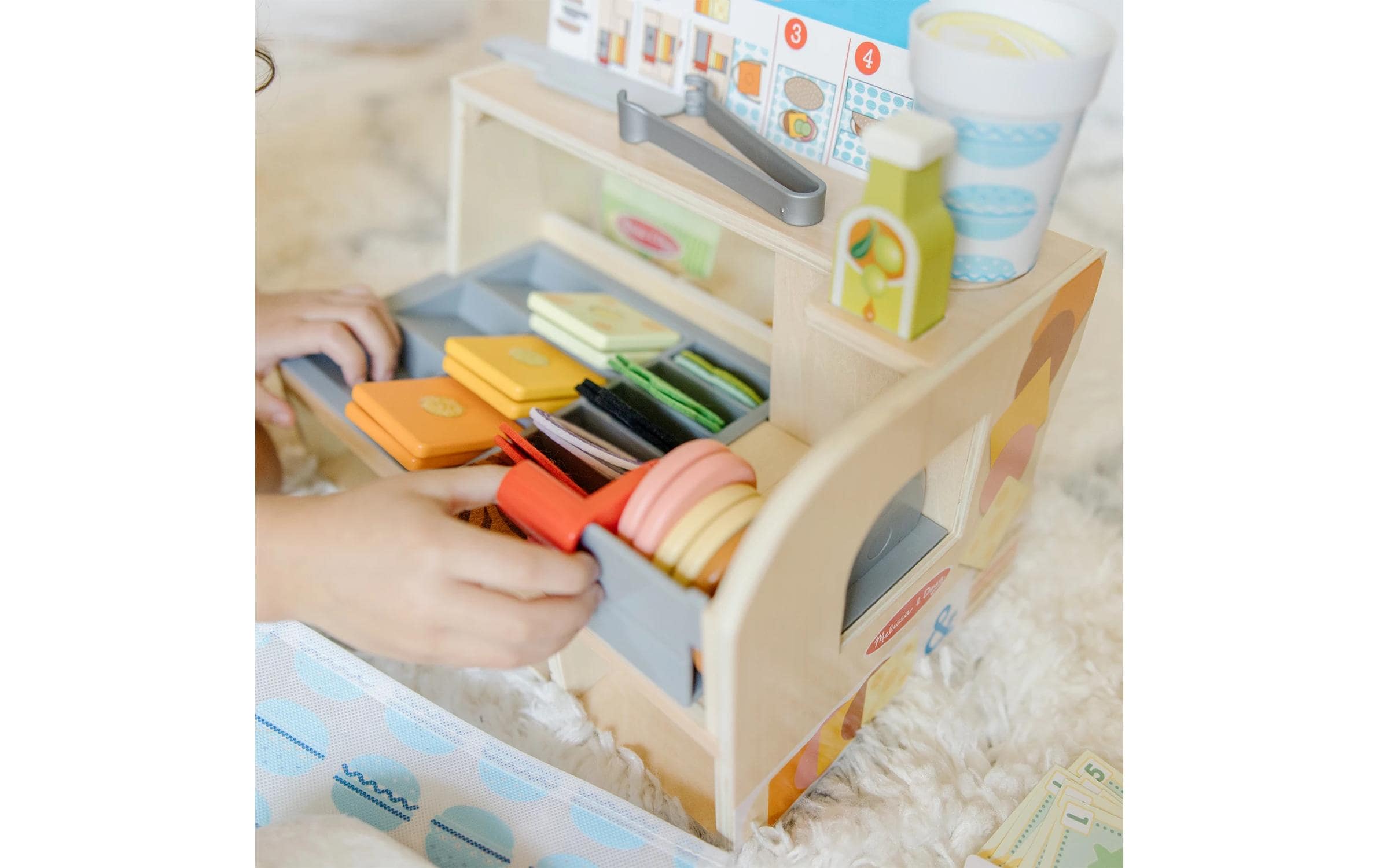 Spinmaster Melissa und Doug Sandwichtheke Holzspielset