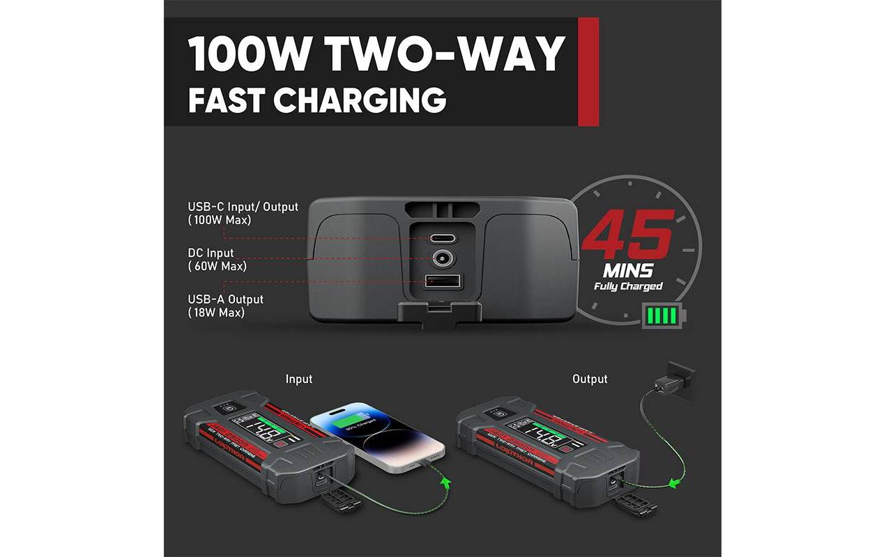 Lokithor Starterbatterie J401 12 V 74 Wh