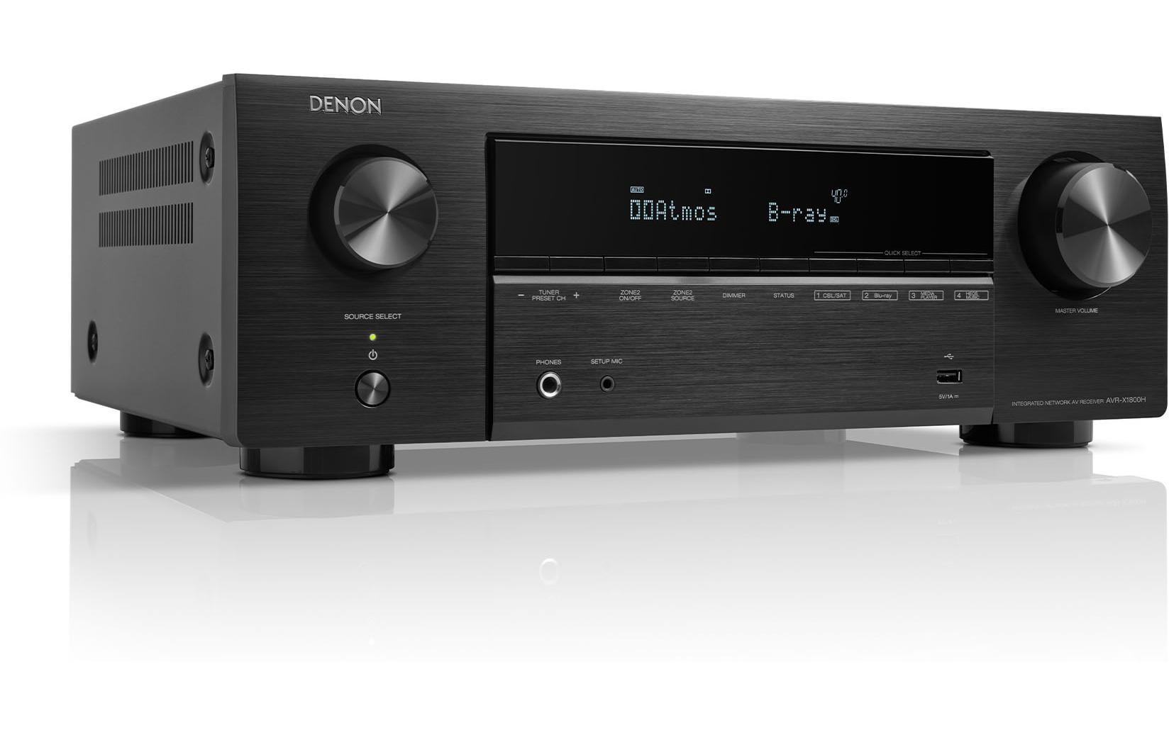 Denon AV-Receiver AVR-X1800H Schwarz Denon AV-Receiver AVR-X1800H Schwarz