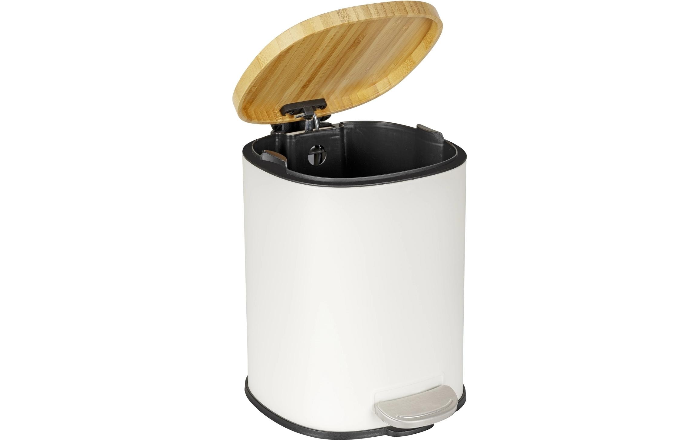 Wenko Treteimer Fianema 3 l, Weiss