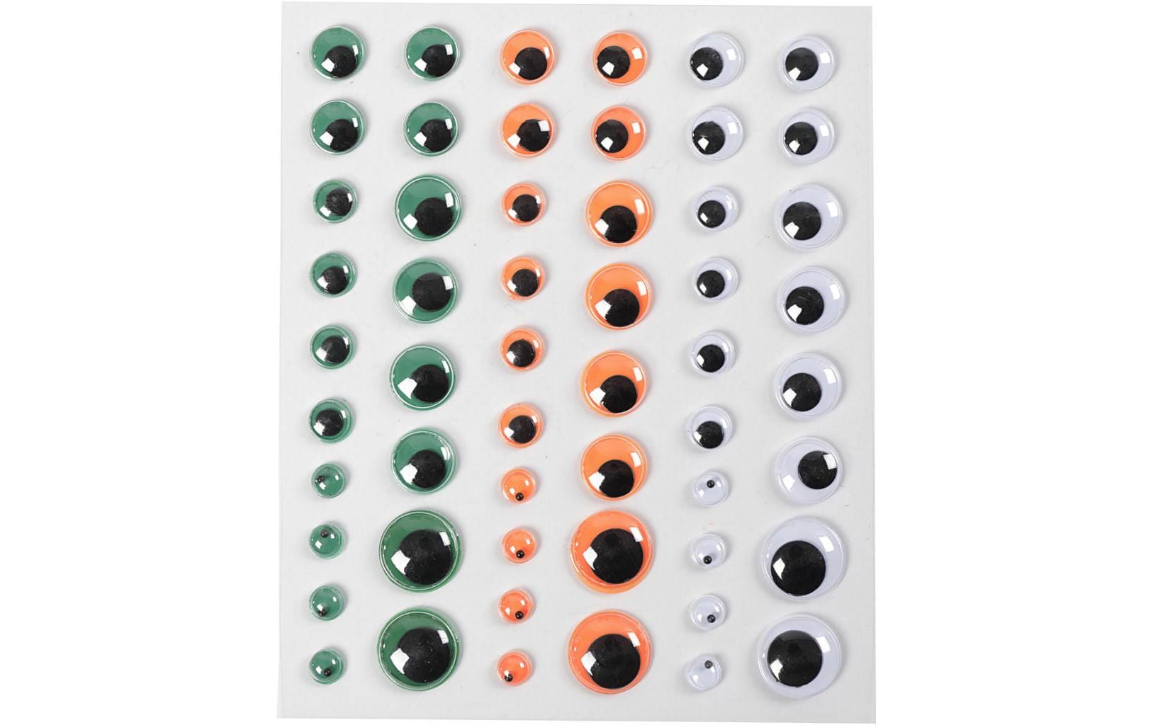 Creativ Company Wackelaugen 54 Stück, 6 + 8 + 10 + 12 + 15 mm Creativ Company Wackelaugen 54 Stück, 6 + 8 + 10 + 12 + 15 mm