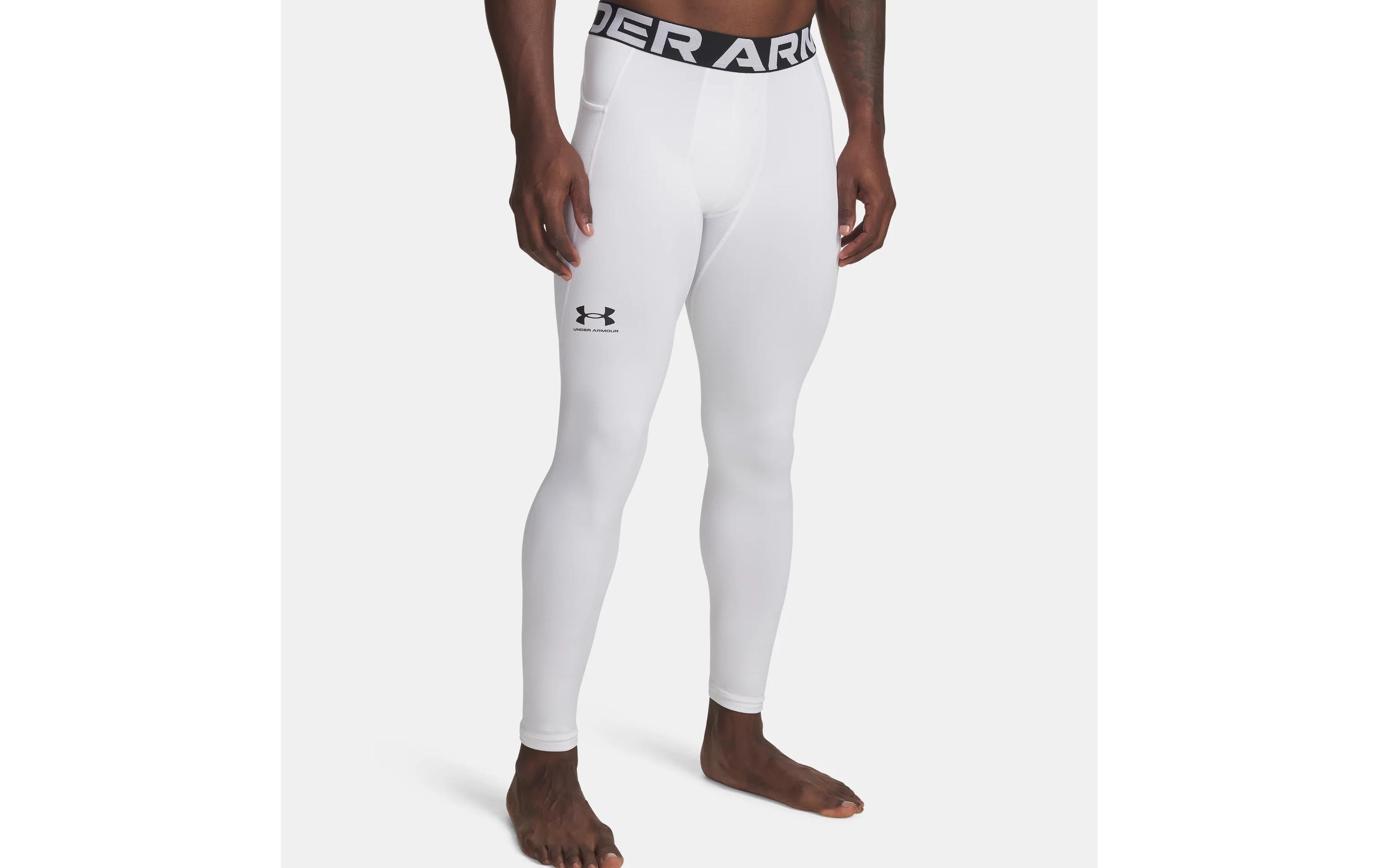 UNDER ARMOUR Funktionsleggings ColdGear Herren Weiss, XXL