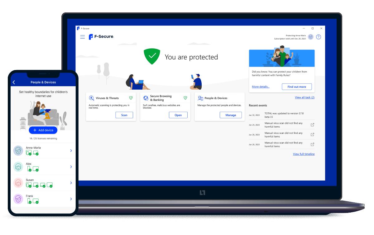 F-Secure Internet Security ESD, Vollversion, 5 Geräte, 1 Jahr F-Secure Internet Security ESD, Vollversion, 5 Geräte, 1 Jahr