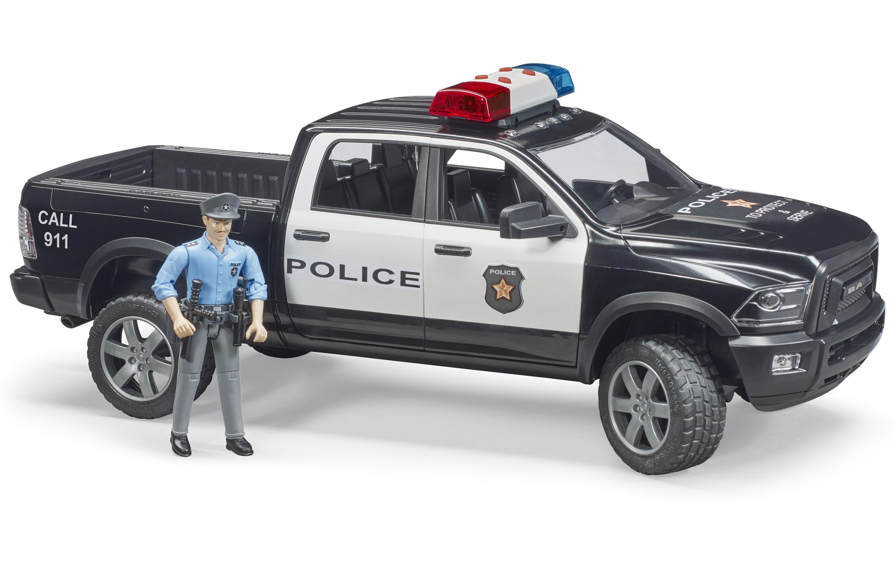 Bruder Spielwaren Polizei Pickup mit Polizist