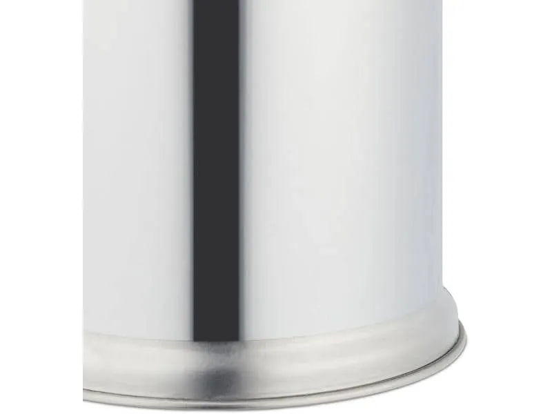 relaxdays Standascher aus Edelstahl Silber relaxdays Standascher aus Edelstahl Silber