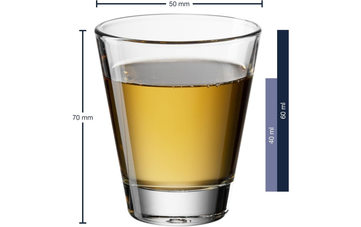 Leonardo Schnapsglas Ciao 60 ml, 6 Stück, Transparent 