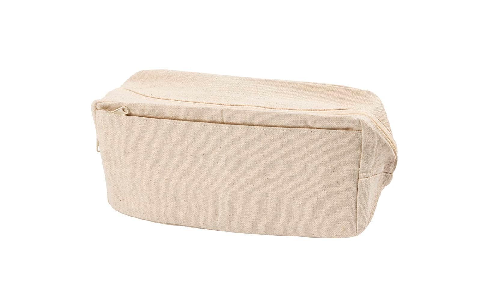 Creativ Company Baumwoll-Schreibetui 10 x7 x 23 cm, Hellnatur