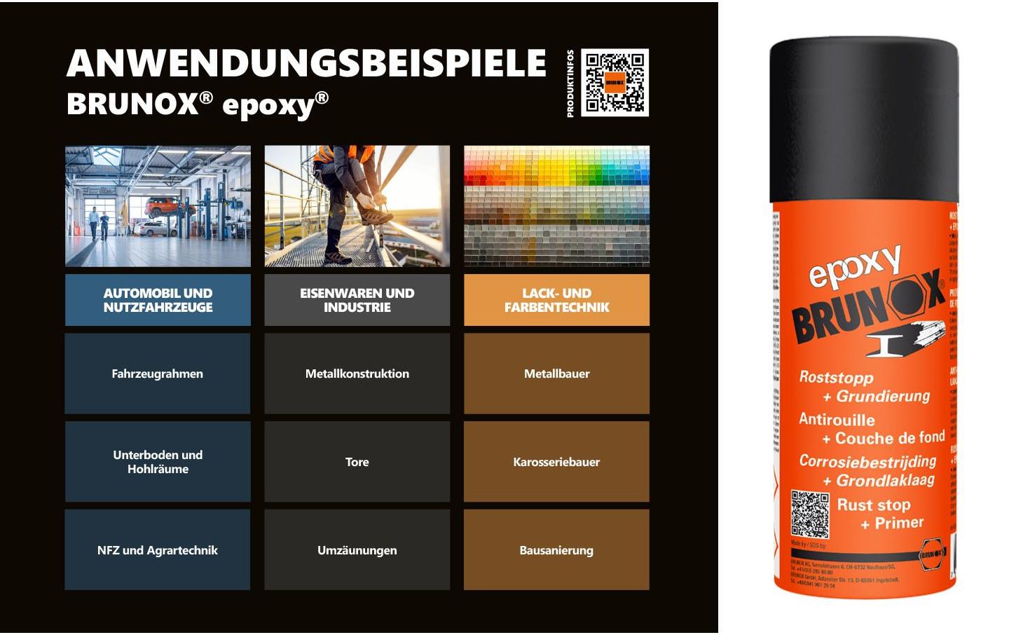 Brunox Rostumwandler-Spray epoxy 400 ml Brunox Rostumwandler-Spray epoxy 400 ml