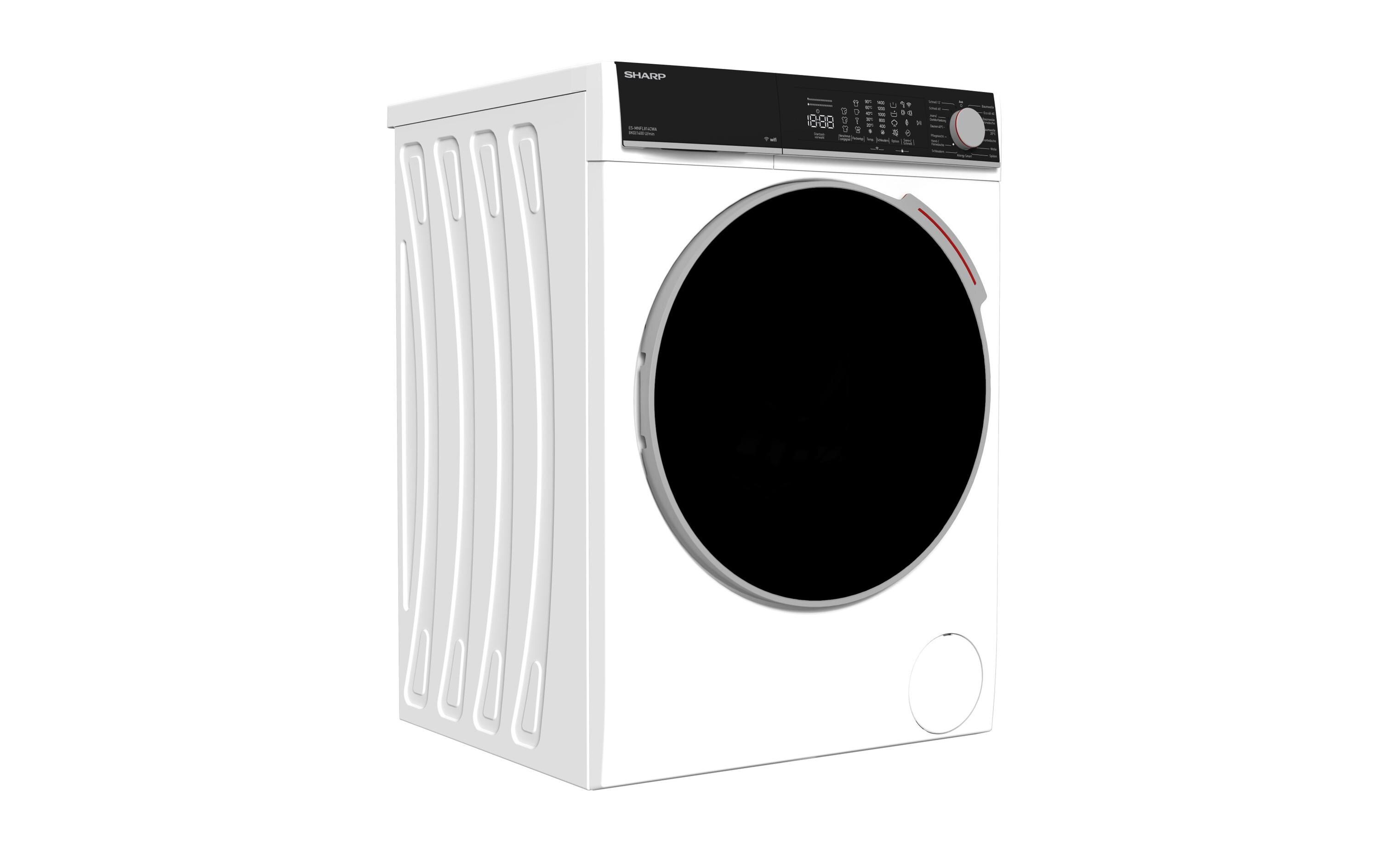 Sharp Waschmaschine ES-MNFL814CWA-CH Links