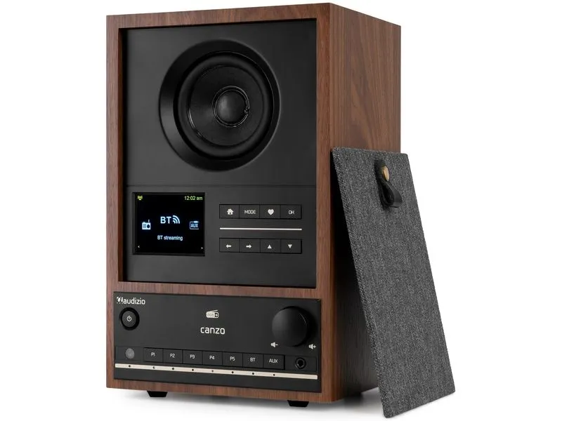 Audizio Internet Radio Canzo Dunkelbraun Audizio Internet Radio Canzo Dunkelbraun