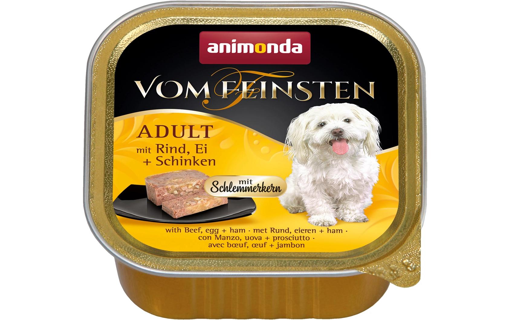 animonda Nassfutter V.Feinsten Schlemmerkern Rind/Schinken 22 x 150g