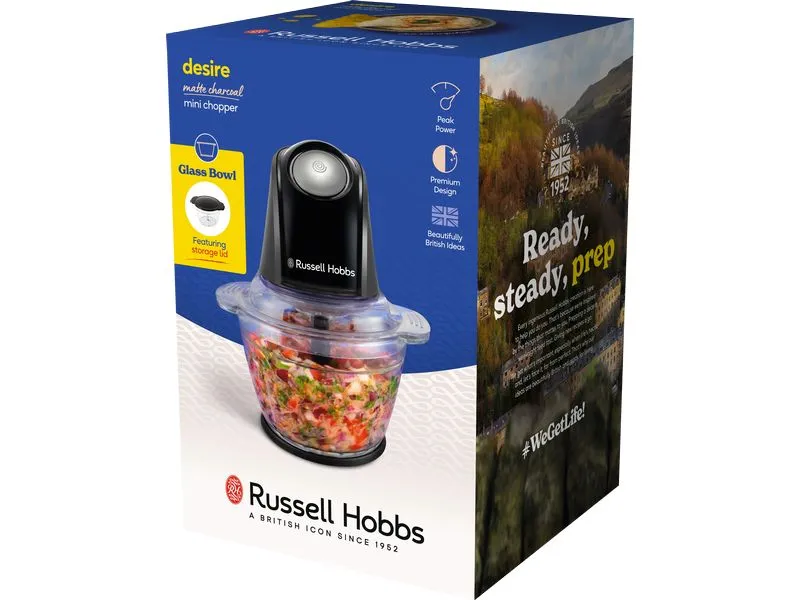 Russell Hobbs Zerkleinerer Desire Mini Anthrazit, 0.5 l
