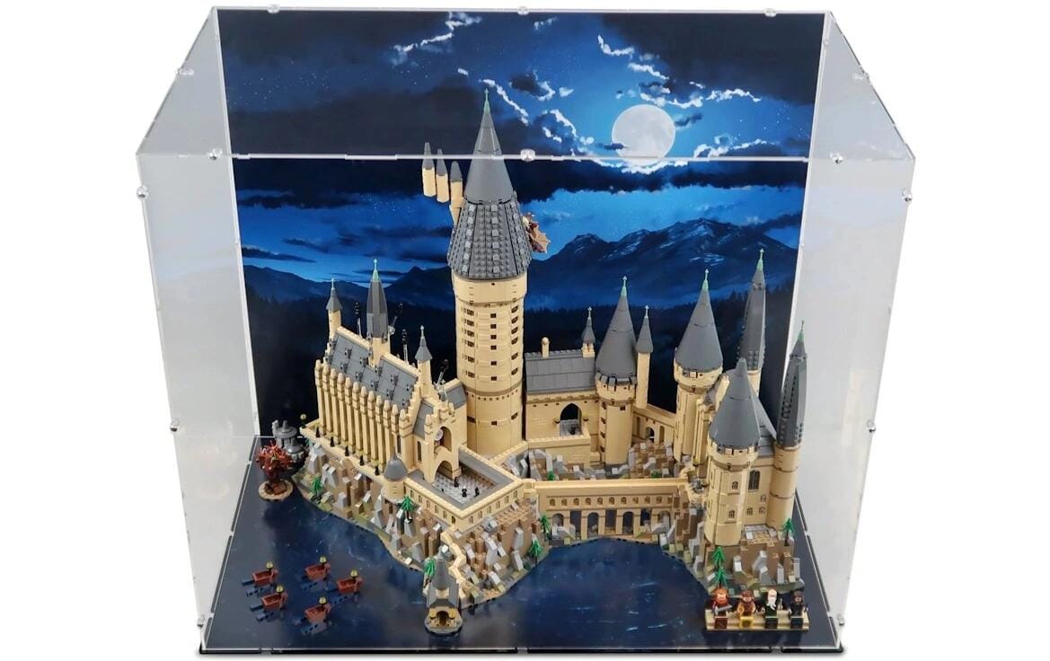 iDisplayit Acryl-Display für LEGO 71043 Harry Potter Schloss Hogwarts