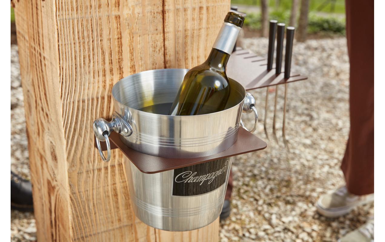 Nouvel Champagnerkühler Alu, 20 x 20 x 21 cm
