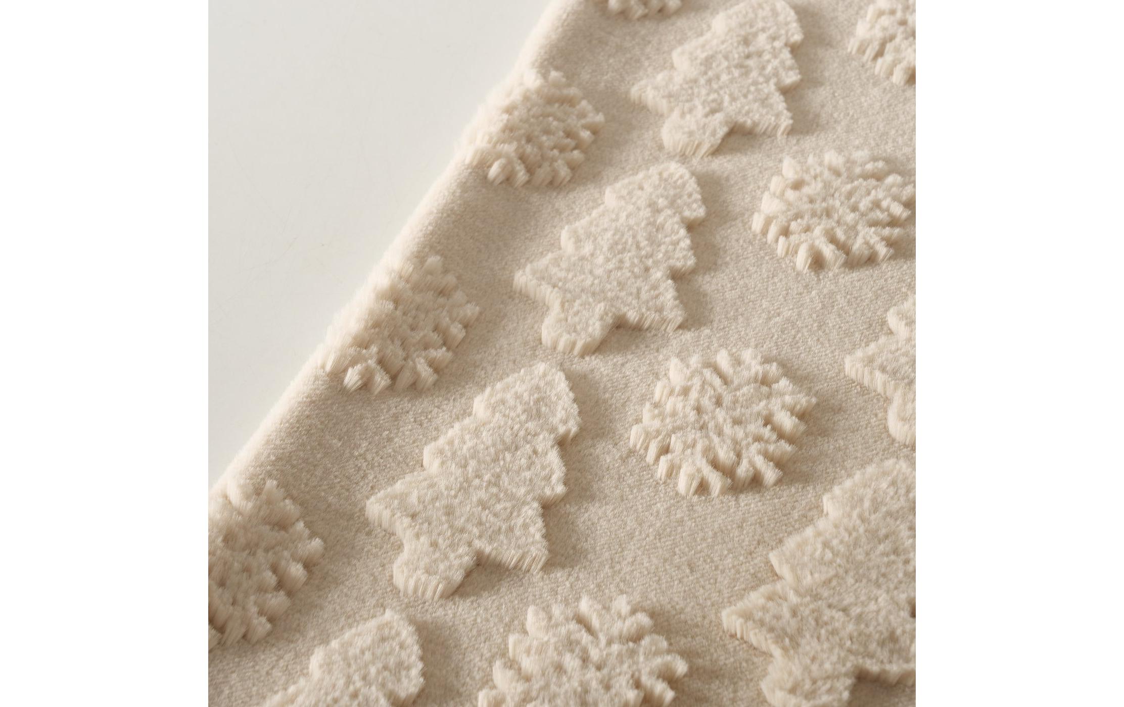 Boltze Tischläufer Naina Textil, 140 x 40 cm, Beige