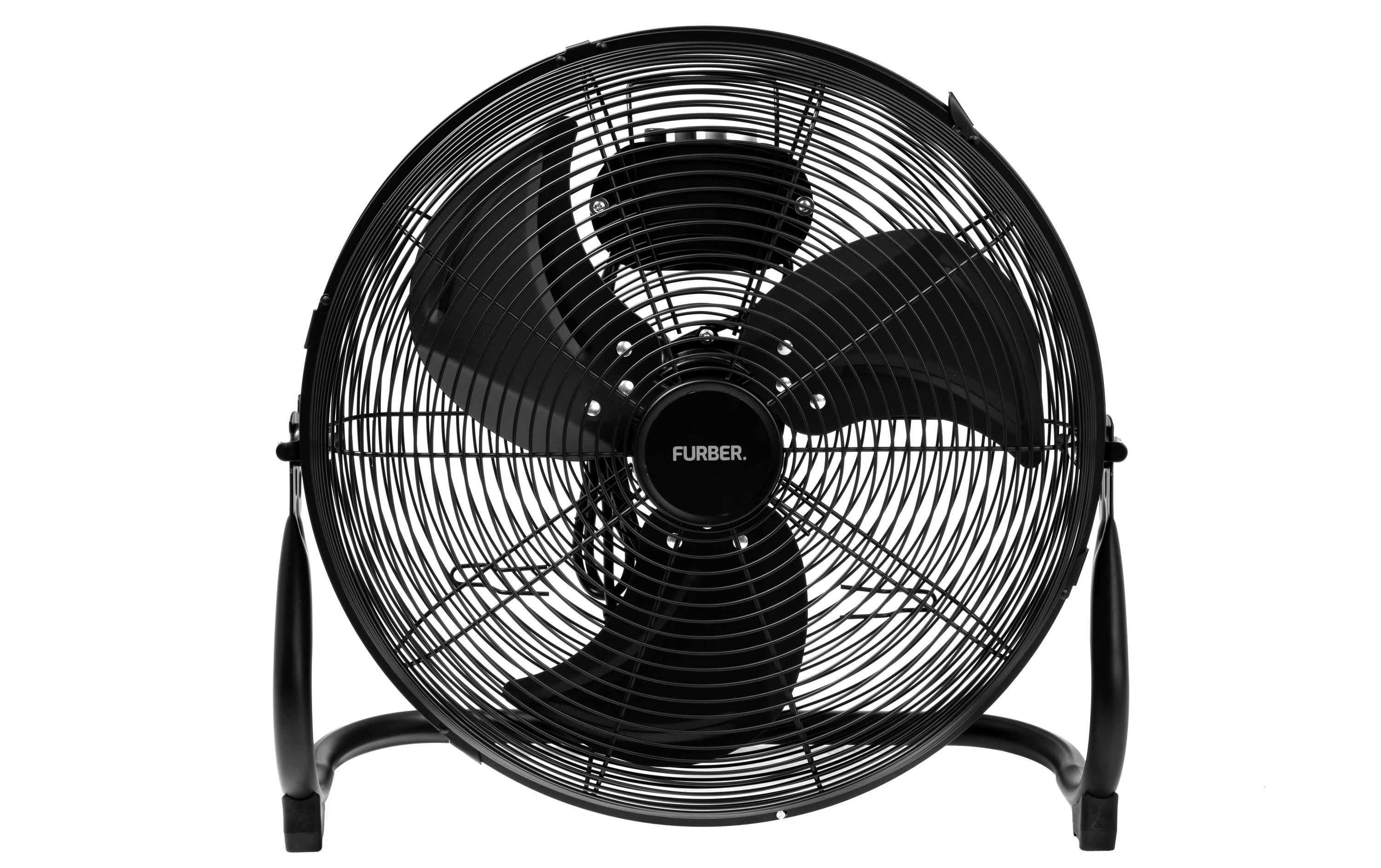 FURBER Bodenventilator Vayu-Industry 16 Schwarz matt