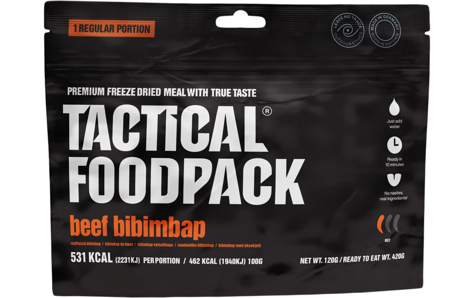 Tactical Foodpack Hauptgericht Rindfleisch Bibimbap Tactical Foodpack Hauptgericht Rindfleisch Bibimbap