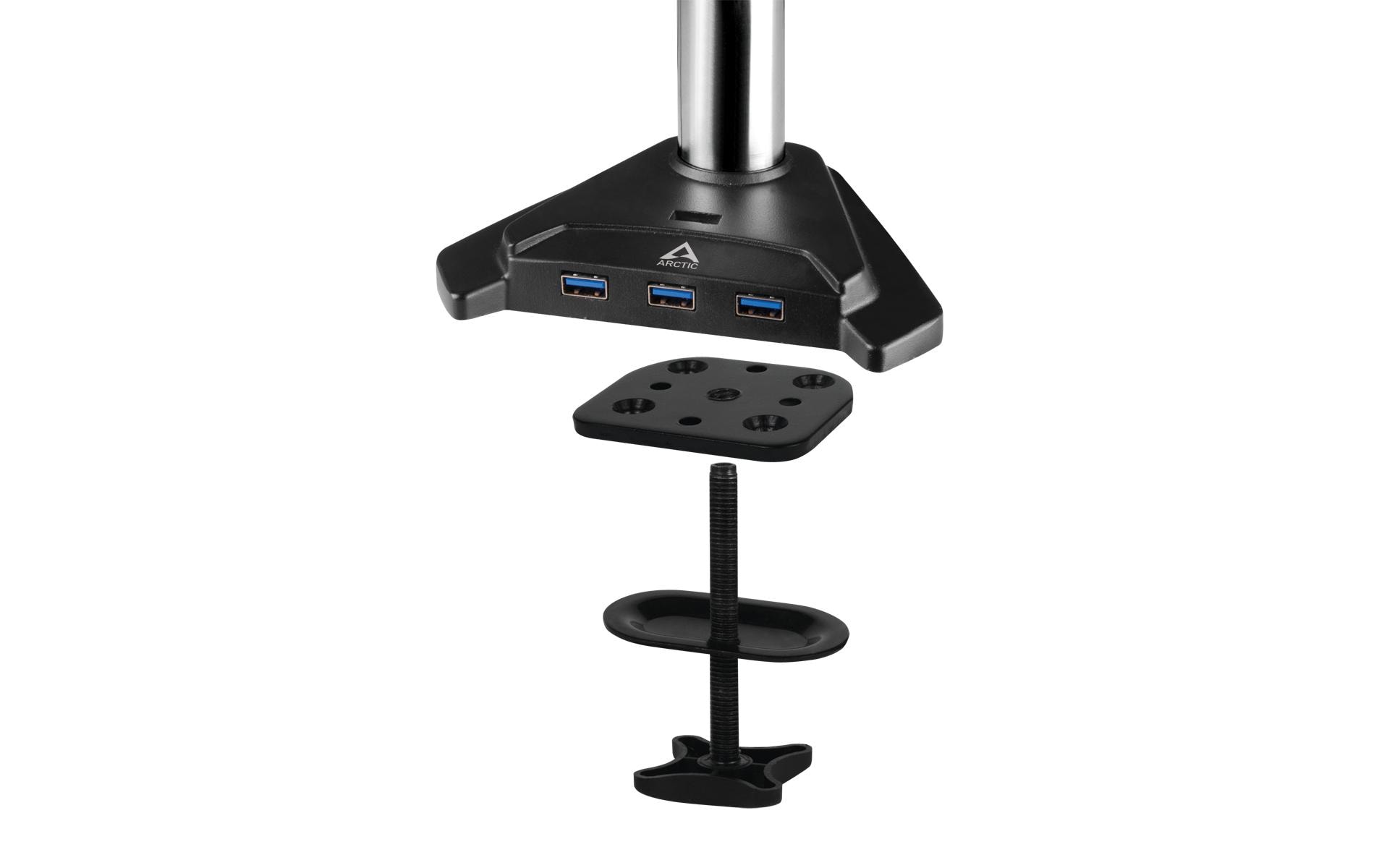 Arctic Cooling Tischhalterung Z2 Pro (Gen 3) bis 30 kg – Schwarz matt