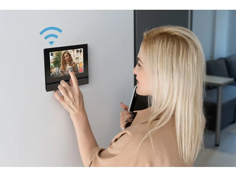 2N Innensprechstelle Indoor View Wi-Fi Schwarz