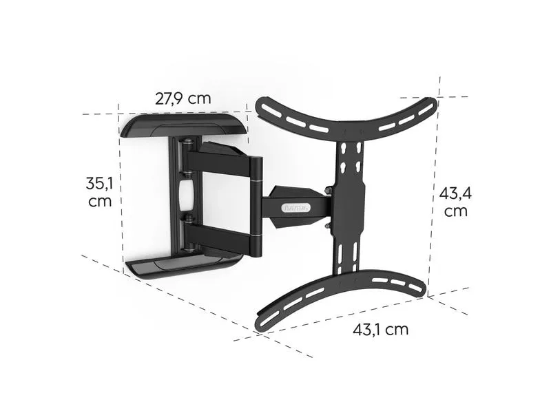 Hama Technics AG TV-Wandhalterung 65 Schwarz