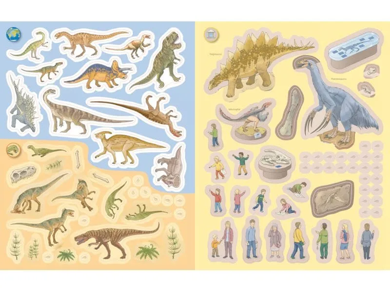 Ravensburger Kinder-Sachbuch Stickerheft Dinosaurier