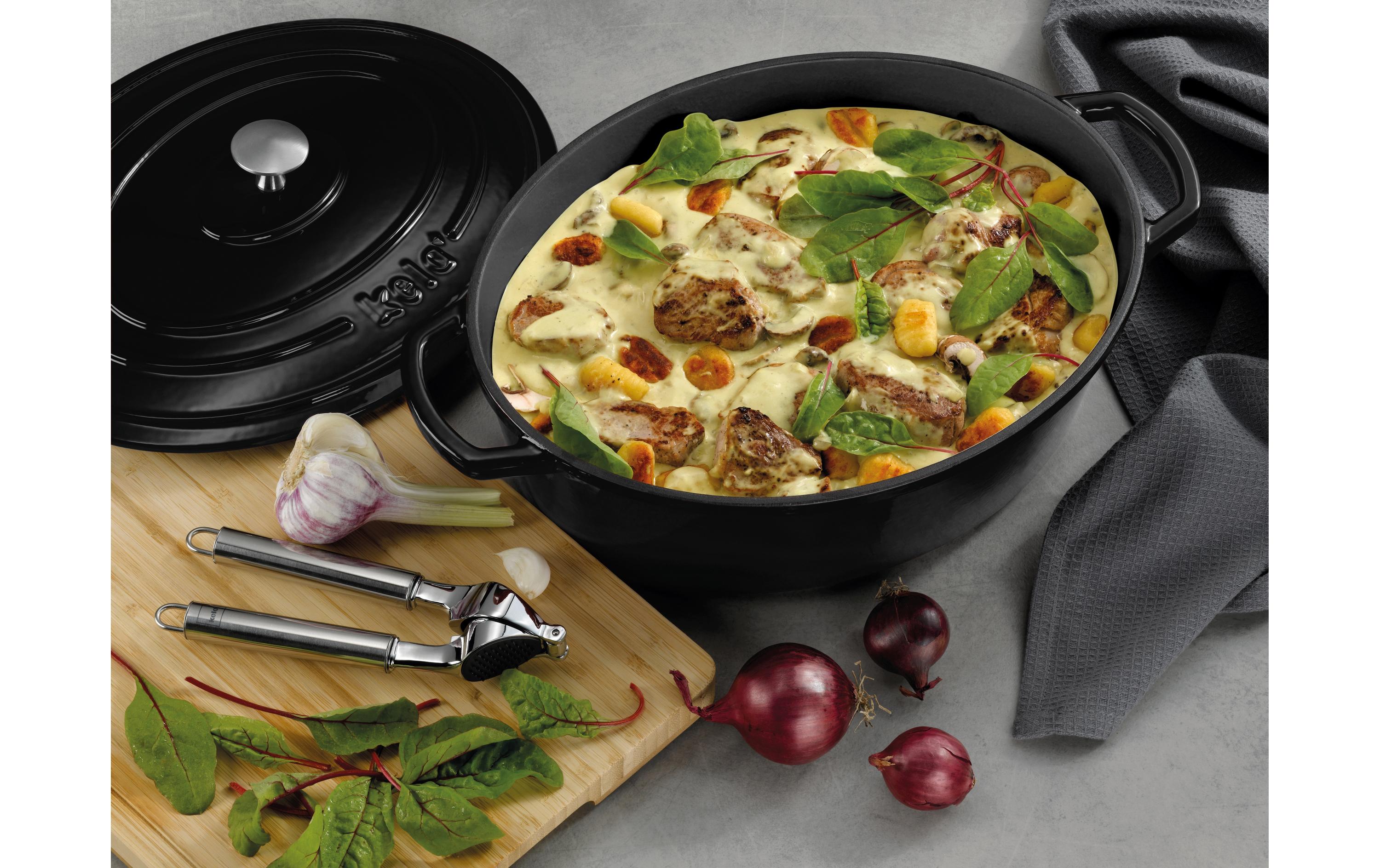 Kela Bräter Calido oval 33 cm, Schwarz Kela Bräter Calido oval 33 cm, Schwarz