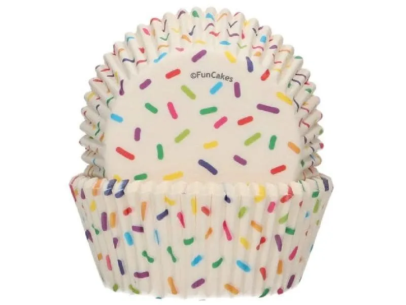 Funcakes Muffin Backform Sprinkles 48 Stück