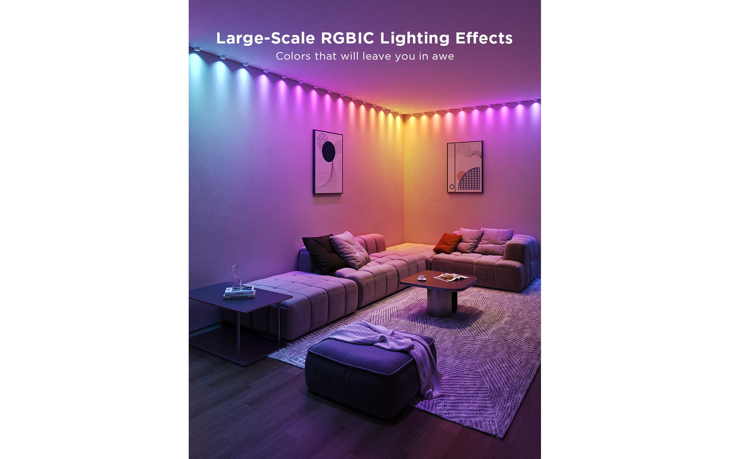 Govee LED String-Downlights, RGBIC, 5 m