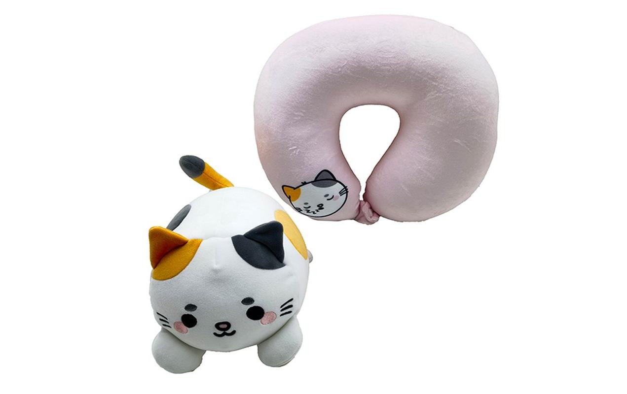 Sombo Reisekissen Plüsch 2 in 1 Katze