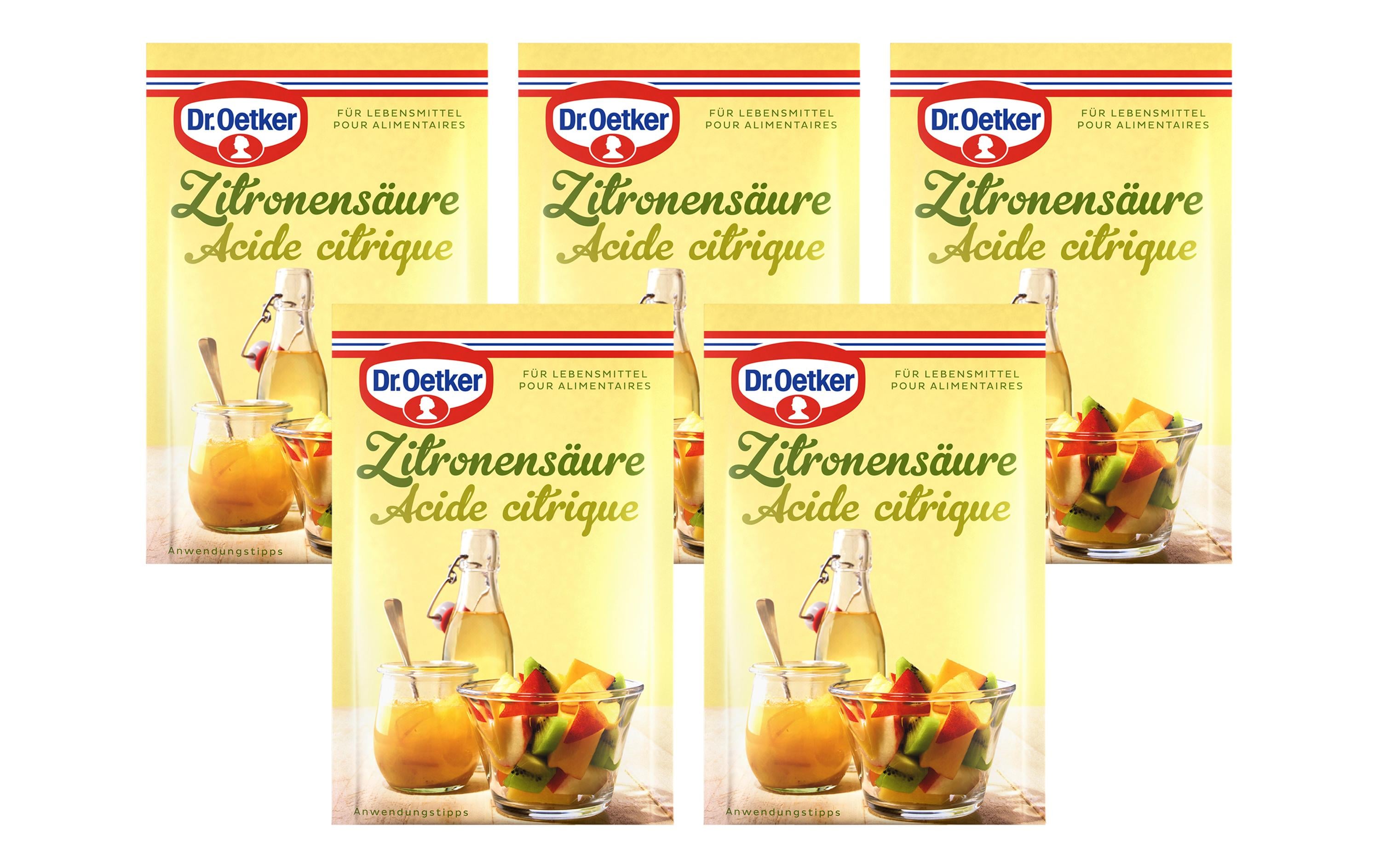 Dr.Oetker Zitronensäure 5er 25 g Dr.Oetker Zitronensäure 5er 25 g