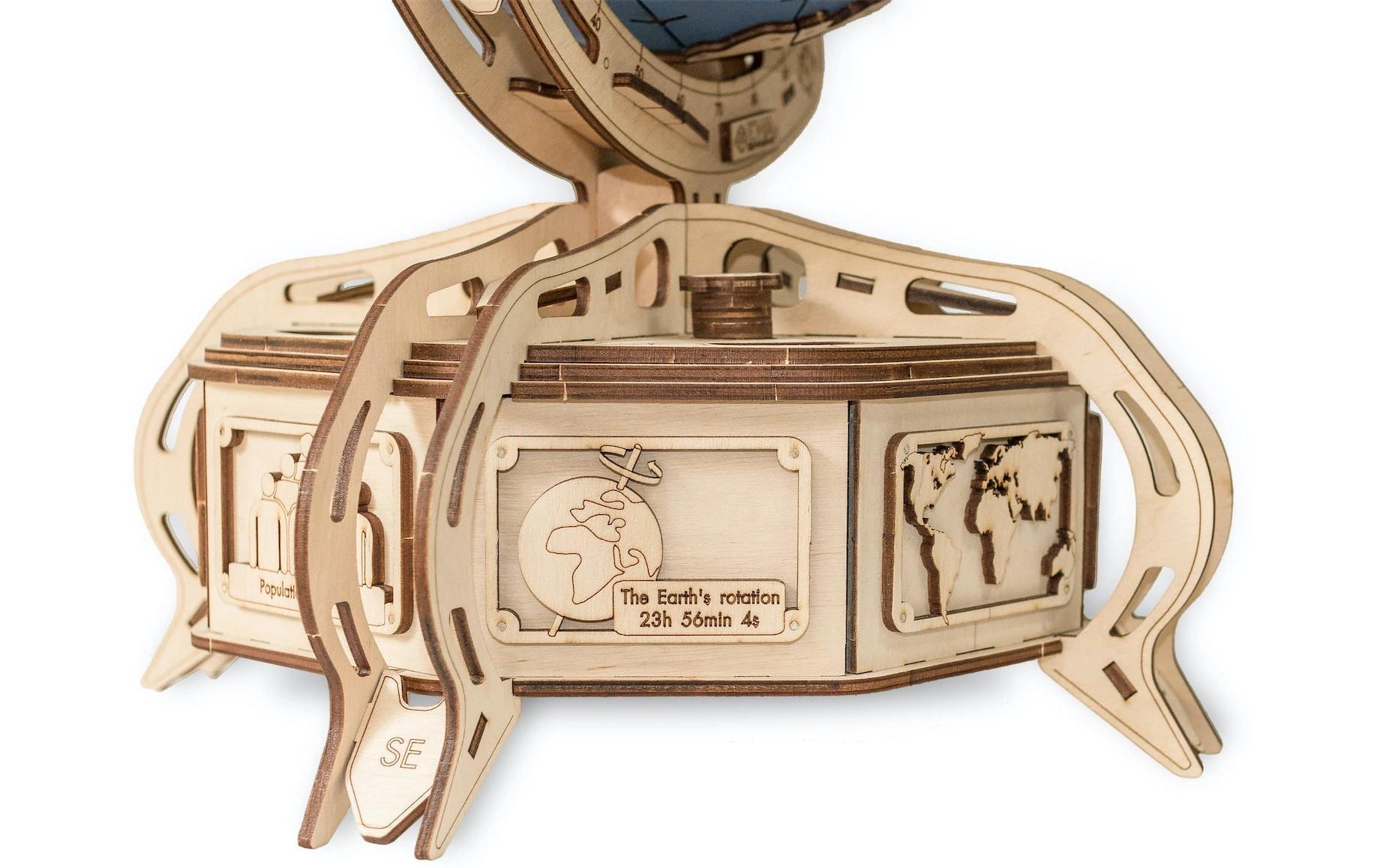 Eco-Wood-Art Bausatz Globus Eco-Wood-Art Bausatz Globus