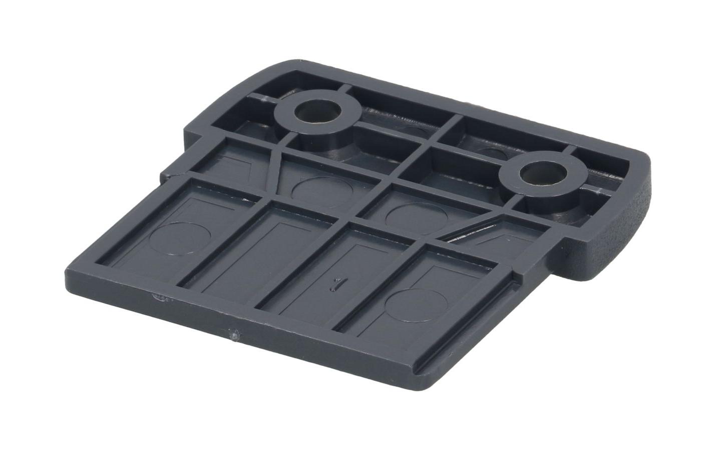 max connect Halterung flach, CUBO, Anthrazit 2 Stück