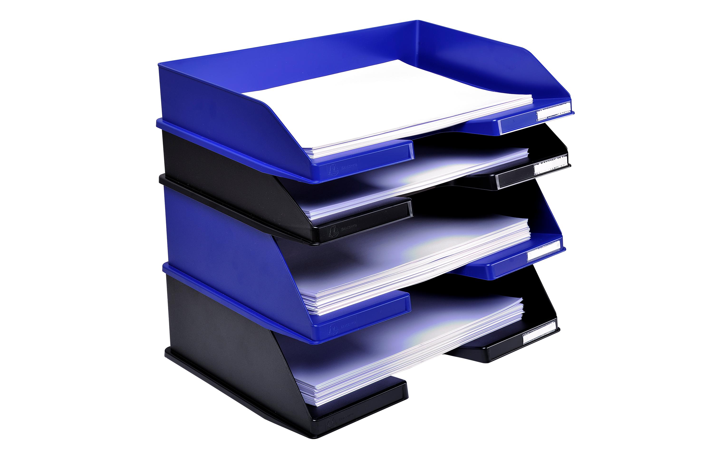 Exacompta Ablagekorb Combo-Midi Quer Blau