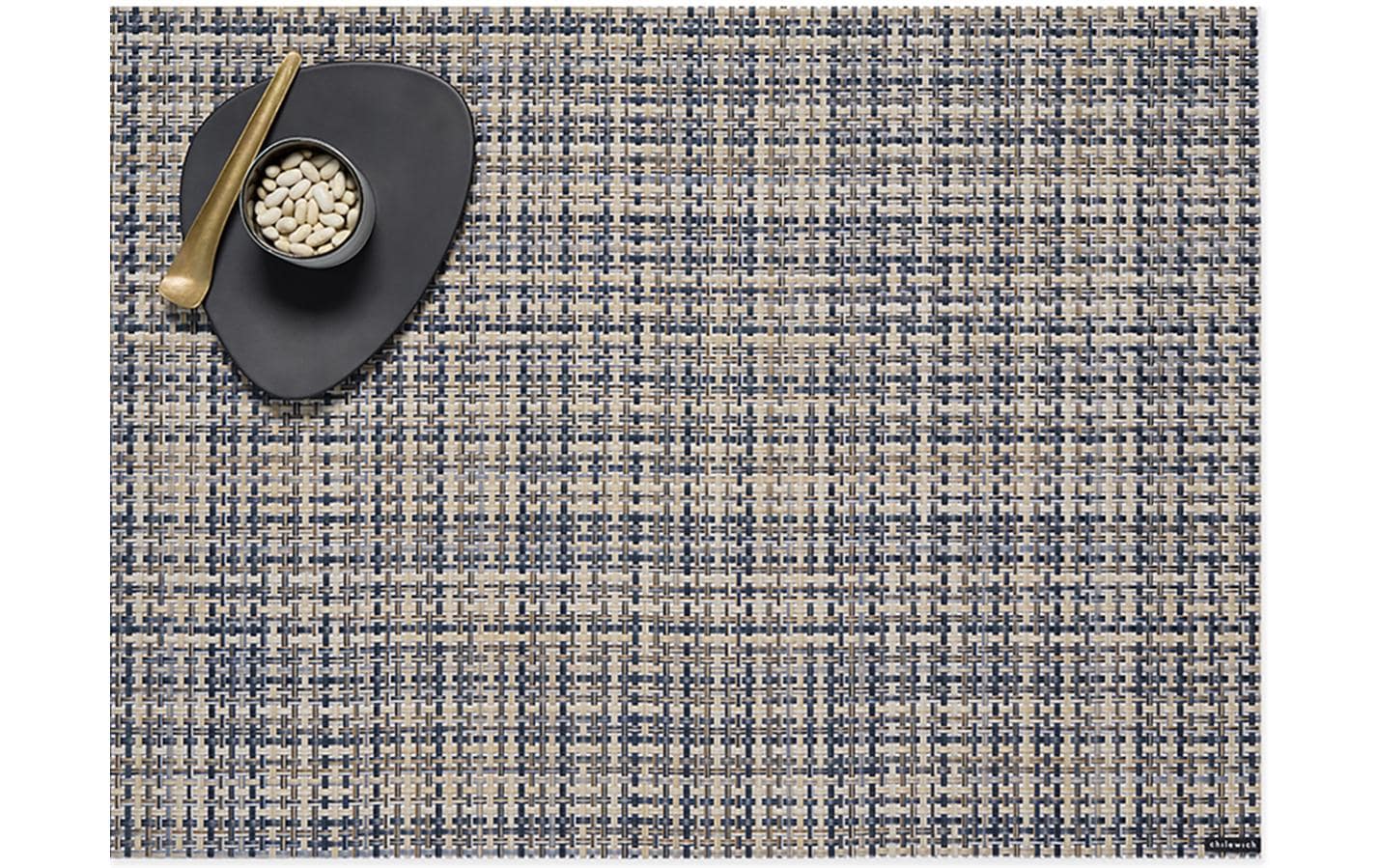 Chilewich Tischset Basketweave, 36 cm x 48 cm, Coast