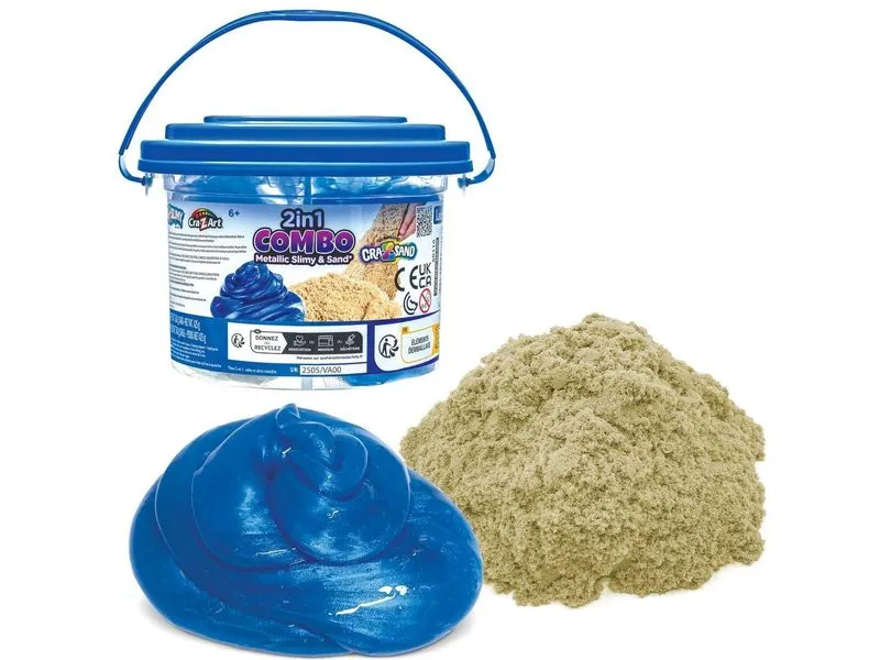 Cra-Z-Art Kreativset Cra-Z-Slimy Combo Eimer 2in1 Blau Cra-Z-Art Kreativset Cra-Z-Slimy Combo Eimer 2in1 Blau