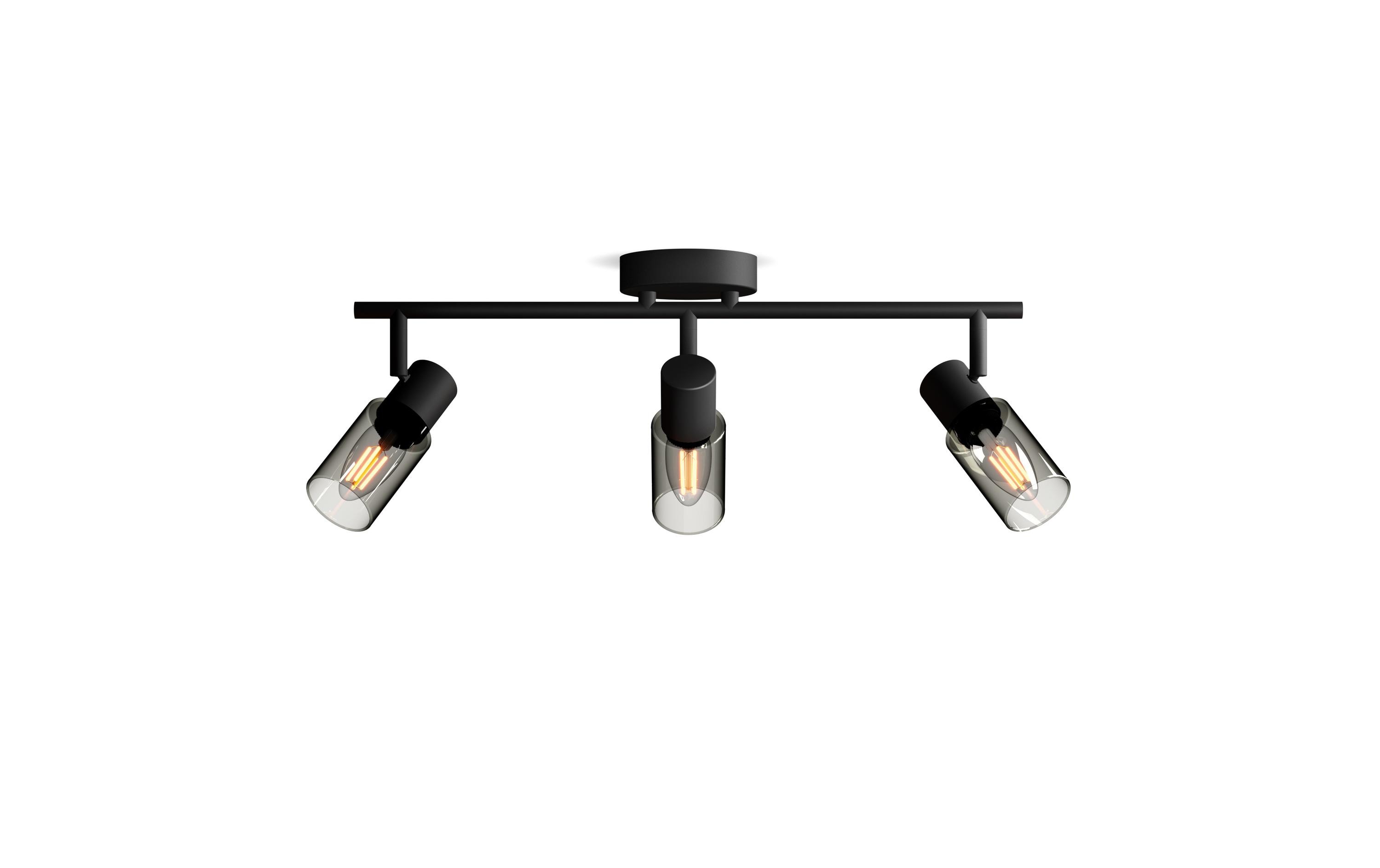 Philips Aufbauspot Palms 3er Spot für E14 Schwarz, ohne Leuchtmittel Philips Aufbauspot Palms 3er Spot für E14 Schwarz, ohne Leuchtmittel