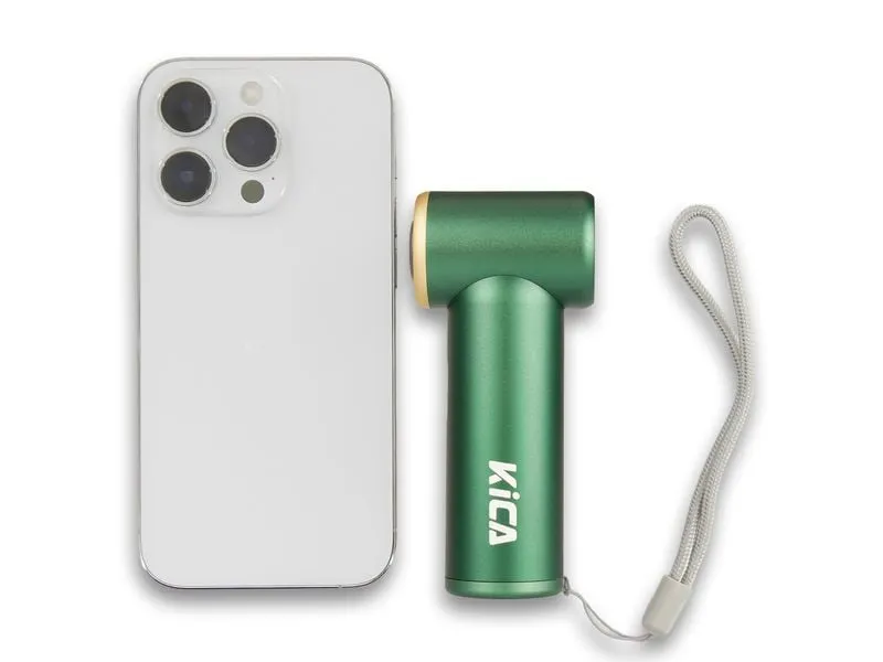 KiCA Jet Fan Mini-Handventilator Grün