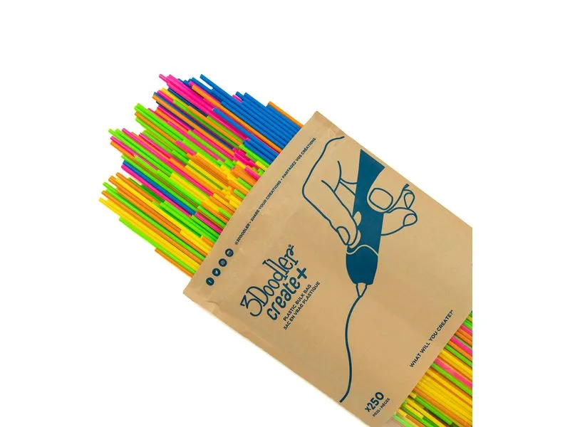 3Doodler 3D Pen Filament Neon Sunset 250 Stück, Mehrfarbig 3Doodler 3D Pen Filament Neon Sunset 250 Stück, Mehrfarbig