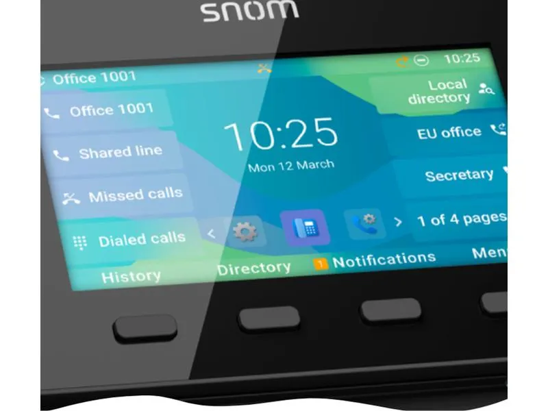 snom Tischtelefon D862 Schwarz