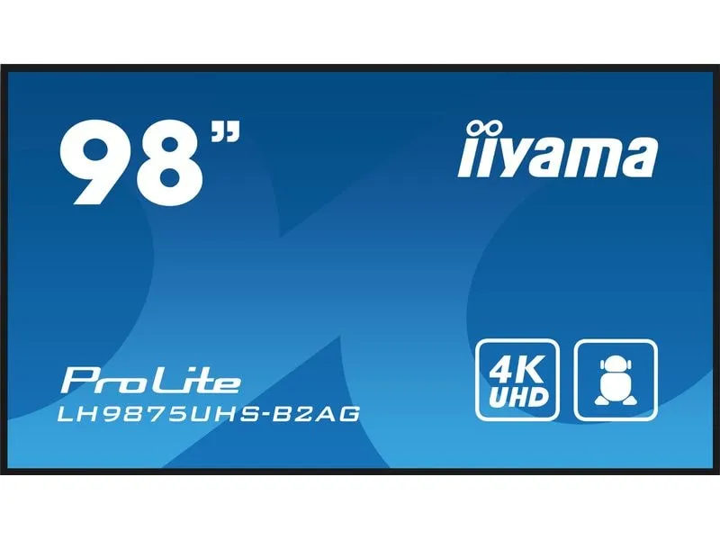 iiyama Public Display ProLite LH9875UHS-B2AG 97.5 iiyama Public Display ProLite LH9875UHS-B2AG 97.5