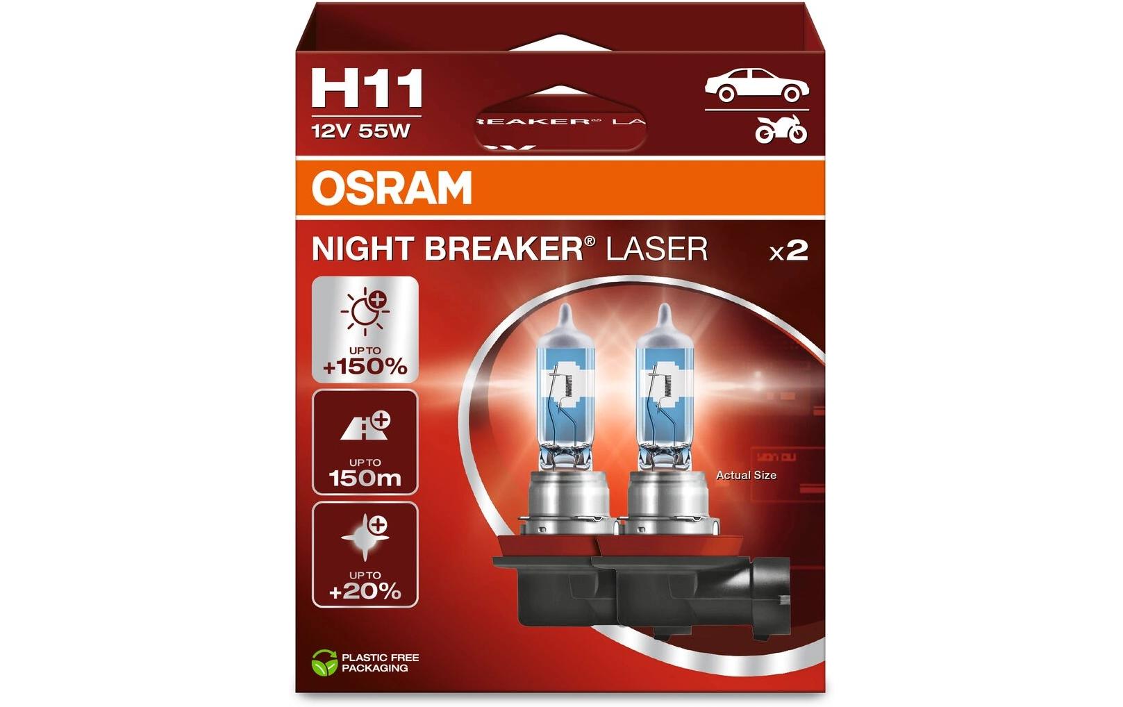 OSRAM H11 Night Breaker Laser 55 W PKW