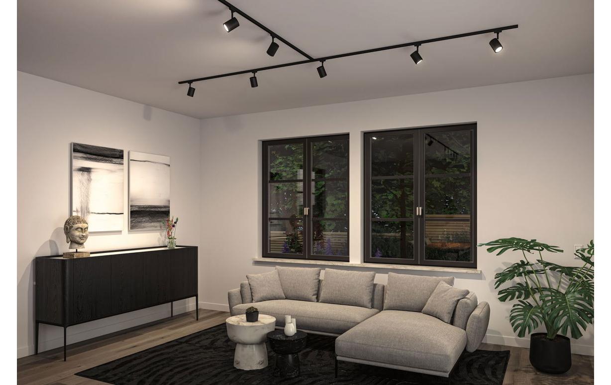 Paulmann Schienenspot URail Luxe GU10, 10W, Schwarz matt