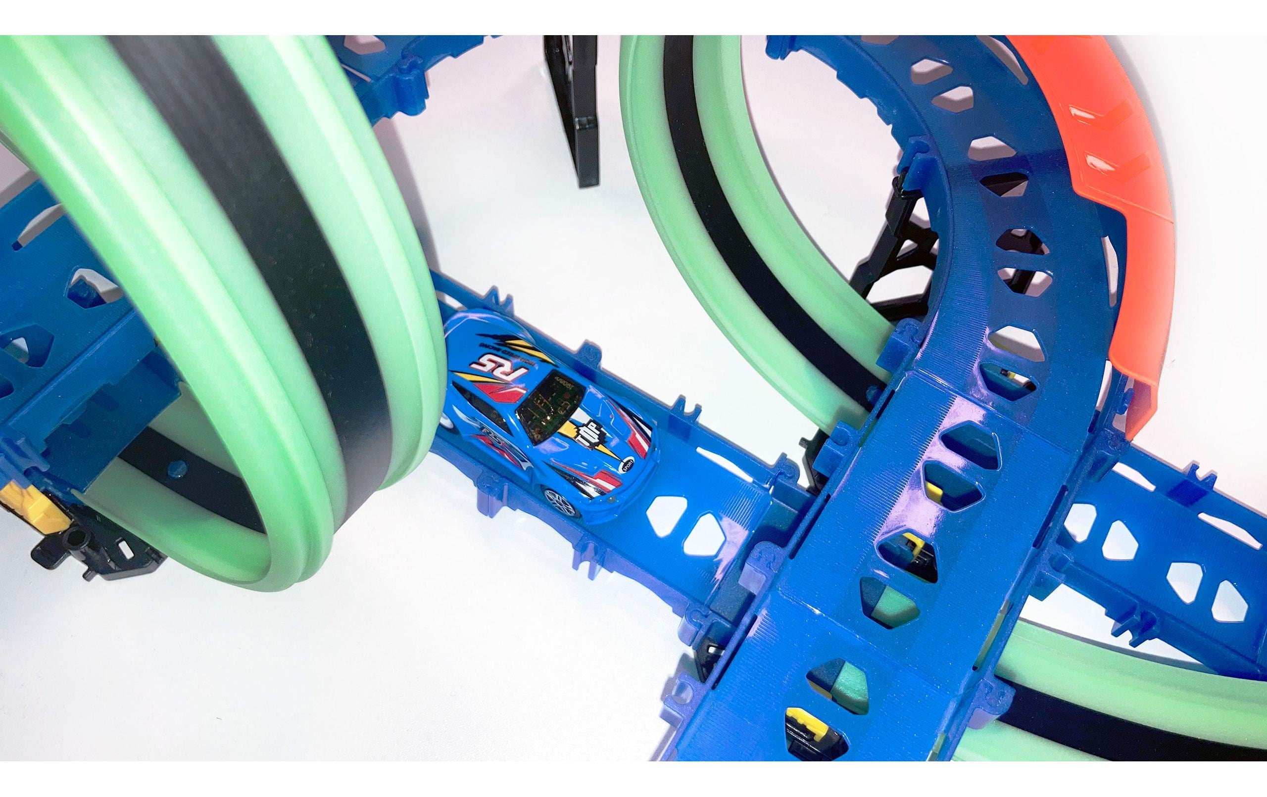 Amewi Magic Traxx Glow Rennbahn 113-teilig mit 2 Autos