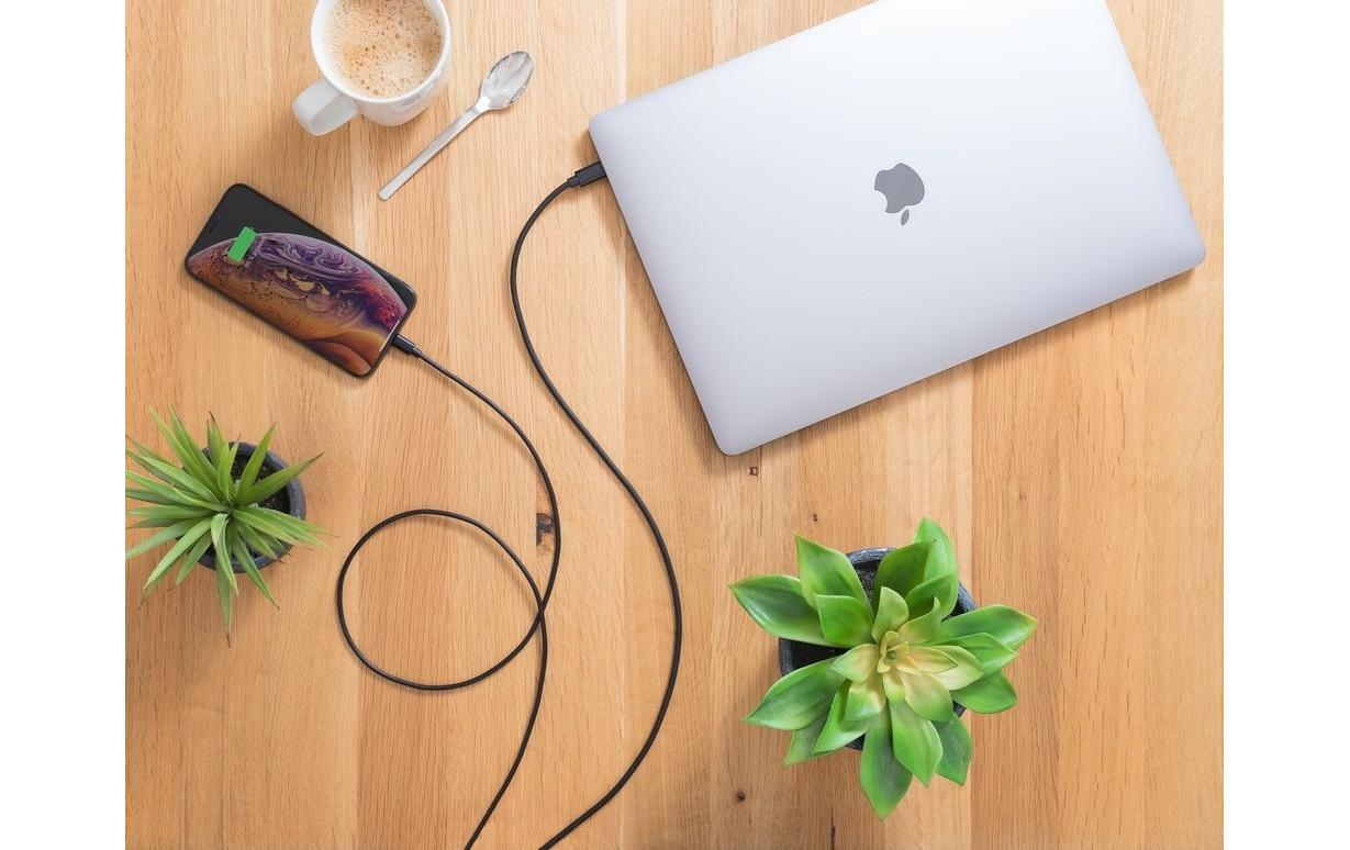 Ansmann USB 2.0-Kabel für iPhone, iPad, USB A - Lightning 1.2 m