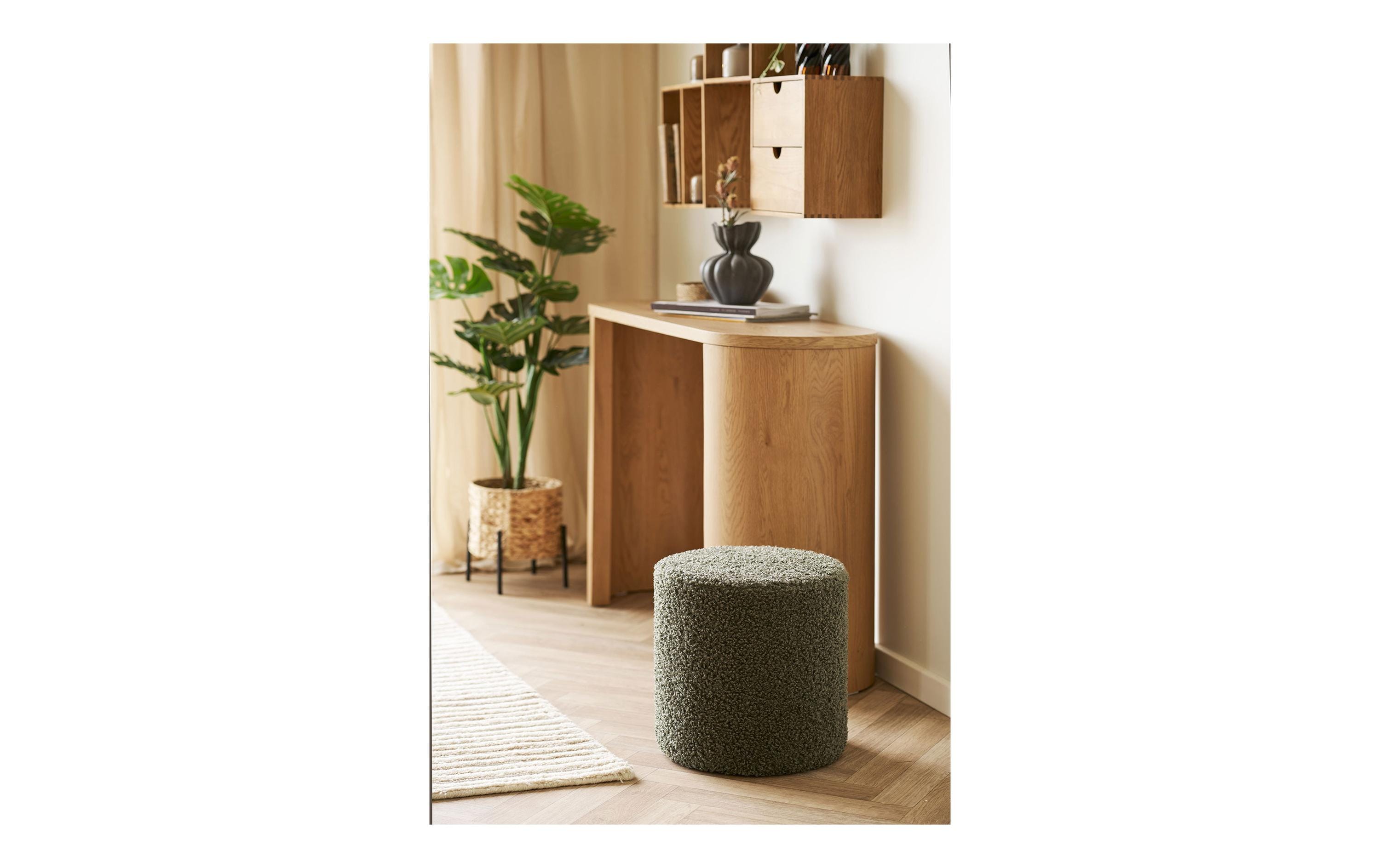 House Nordic Ejby Pouf 34 x 36 cm, Grün