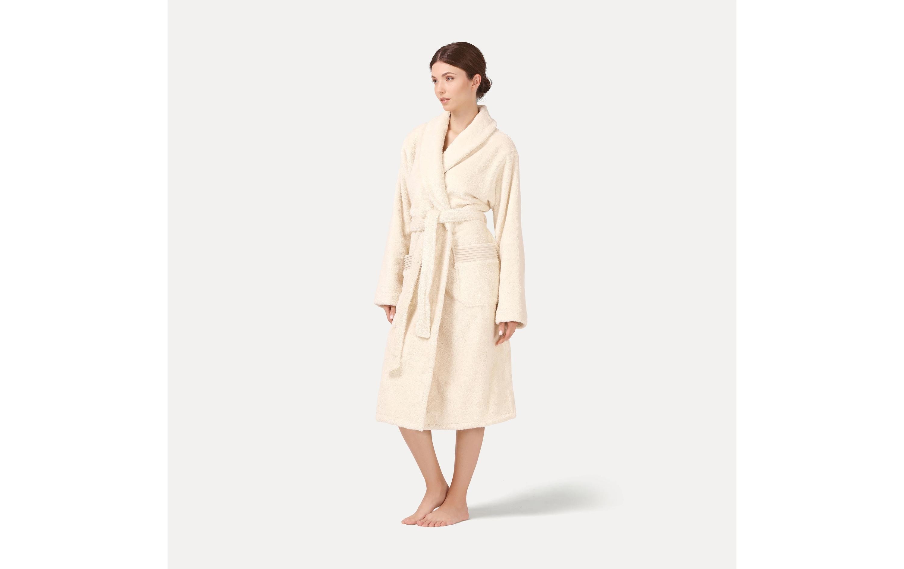 Möve Bademantel Wellness L, Nature