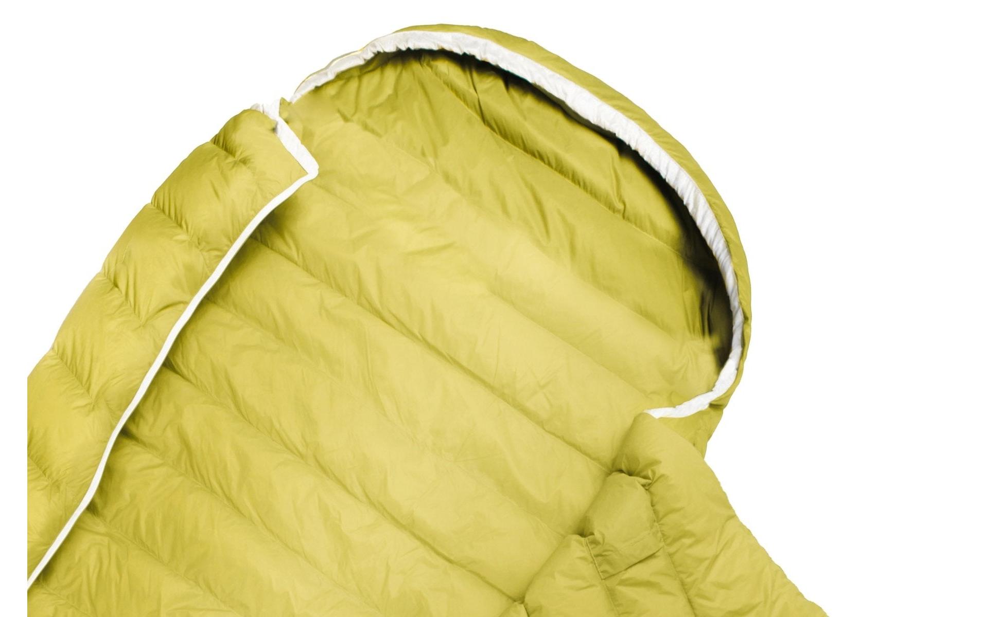 Grüezi Bag Schlafsack DownWool Extreme Light 2.0 8 °C 200 cm, Gelb