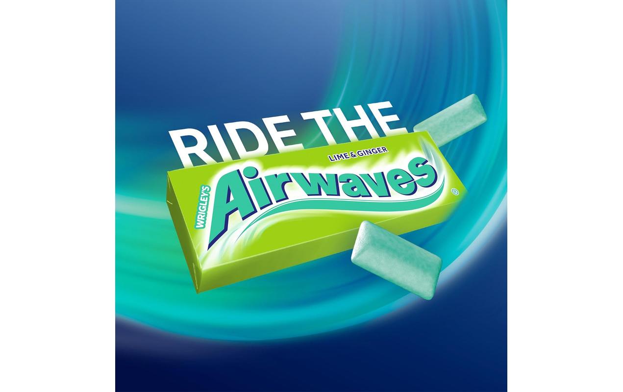 Airwaves Kaugummi Lime Ginger 30 x 14 g