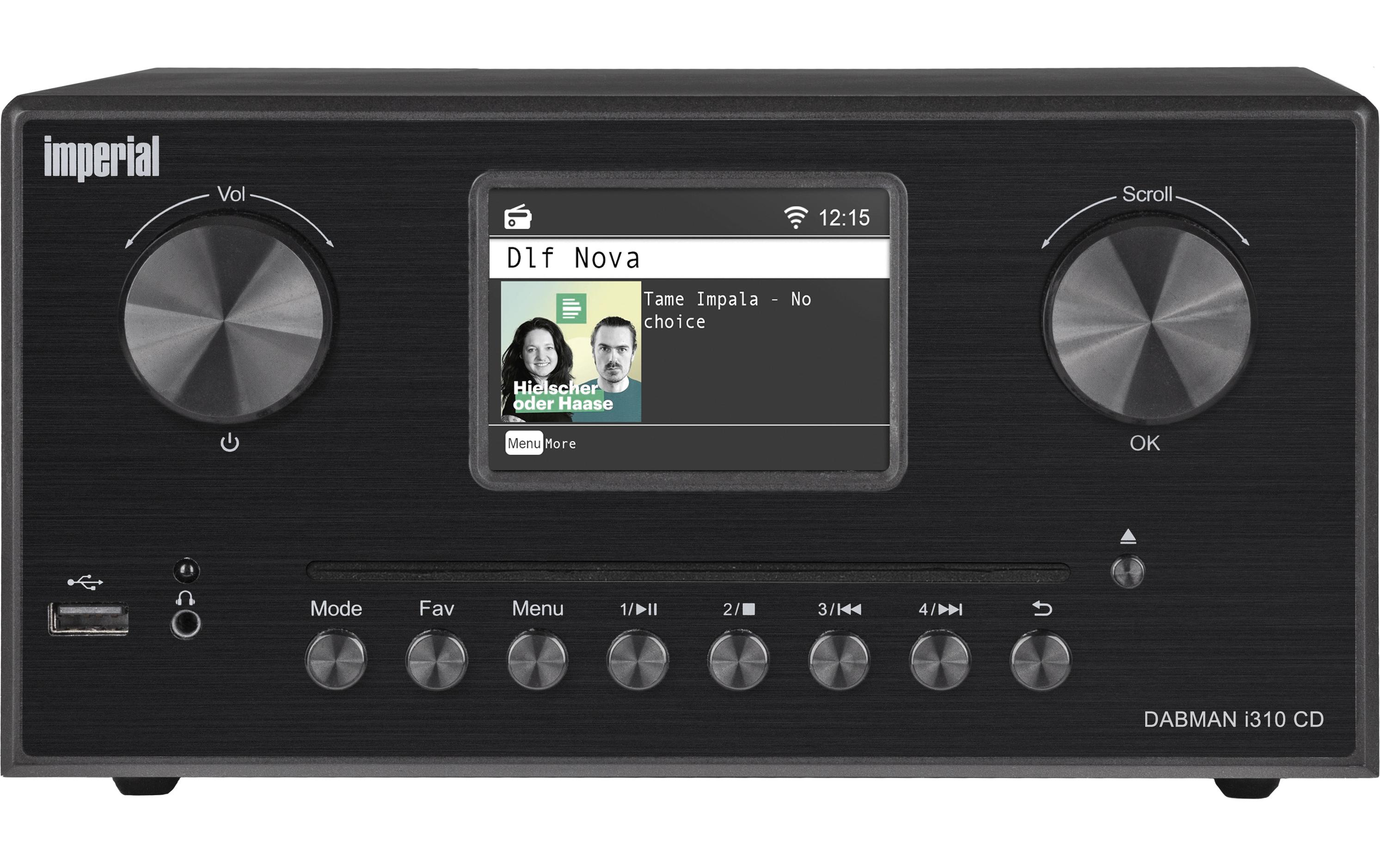 Imperial Micro-HiFi Anlage Dabman i310 CD Schwarz