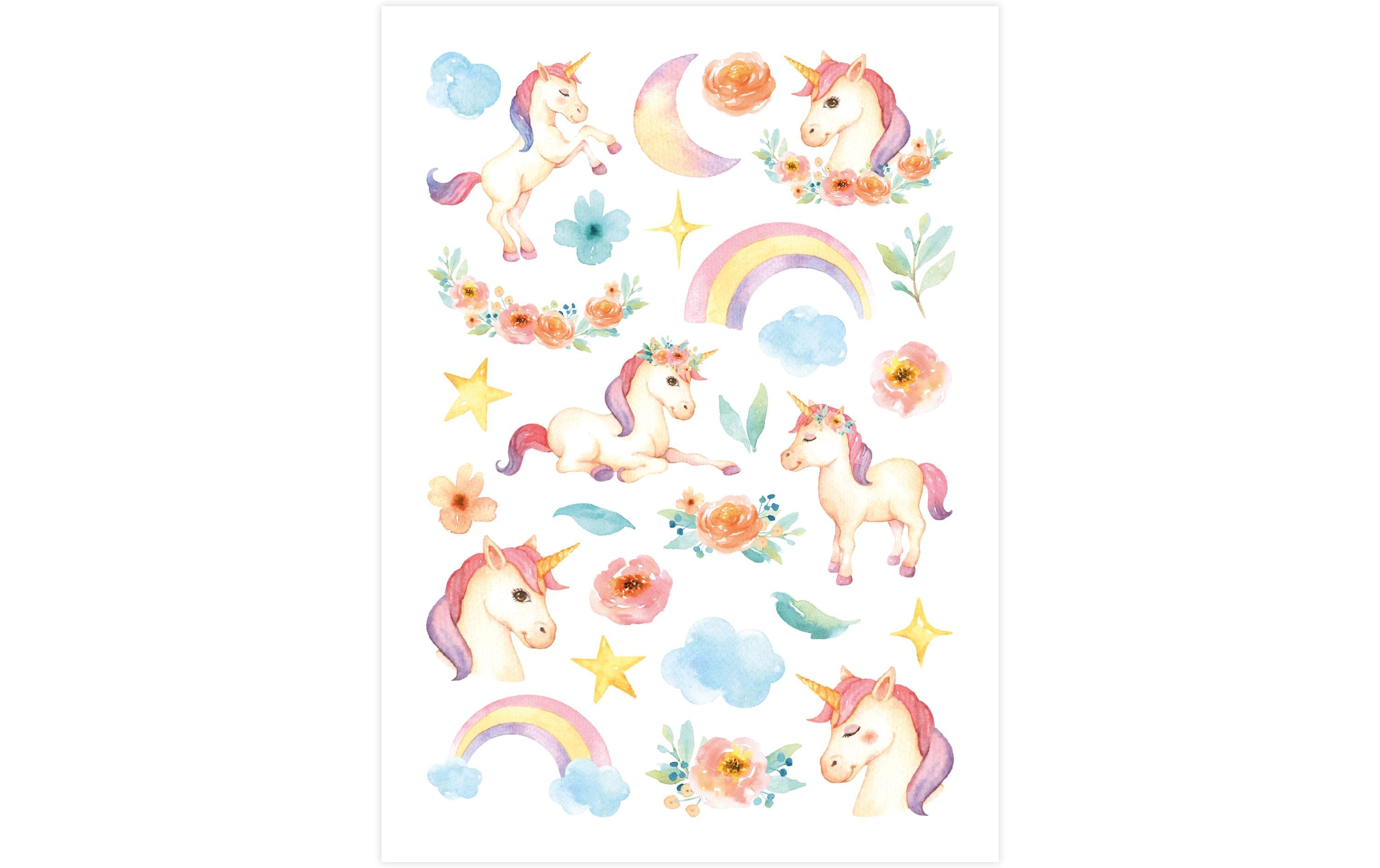 Papierdrachen Tattoo Set Feen und Trolle